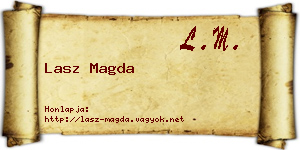 Lasz Magda névjegykártya